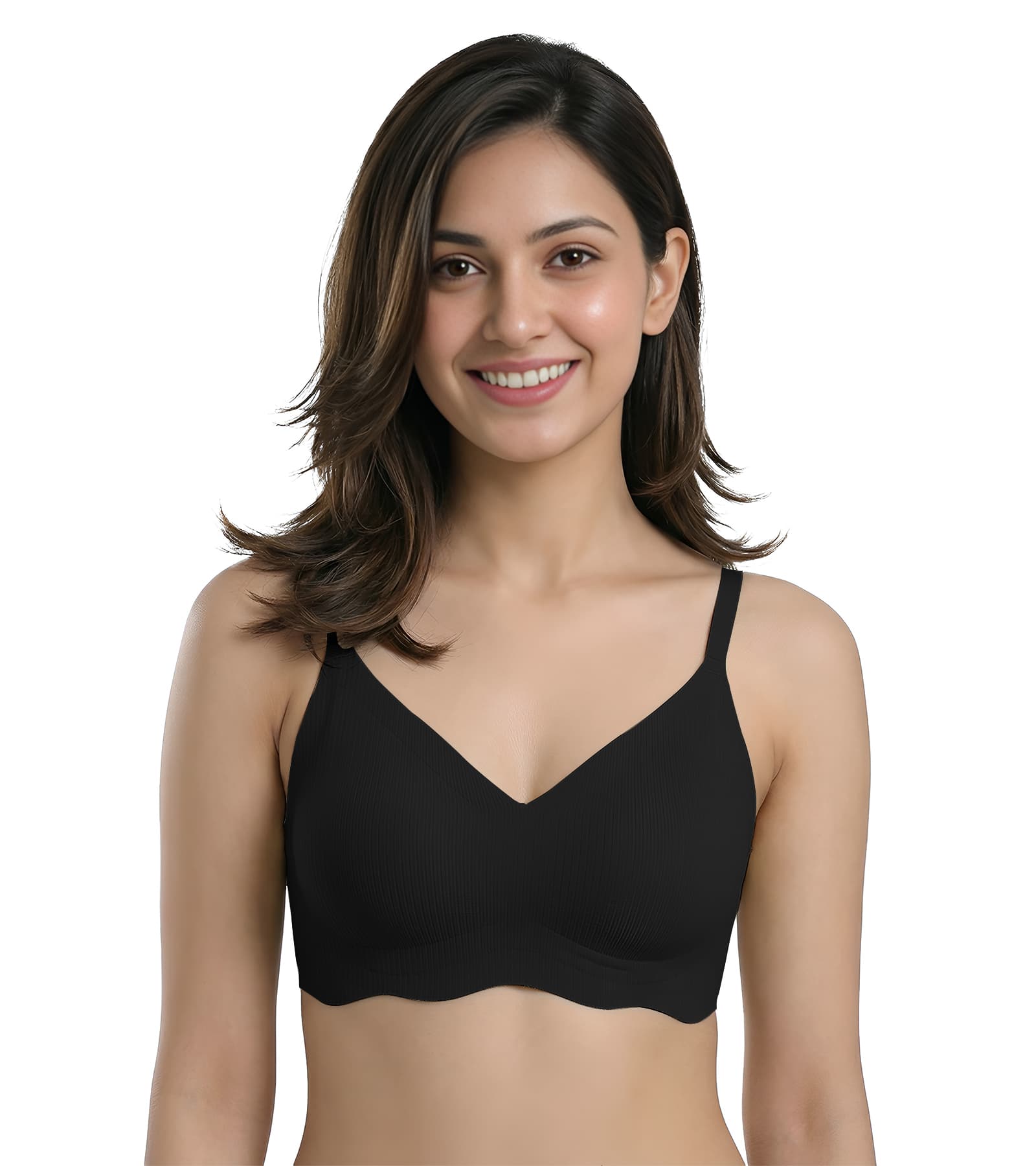 DClub Wireless Bras for Women No Underwire Seamless Push Up Full Coverage Everyday Bra Comfortable Supportive Tshirt Bralette